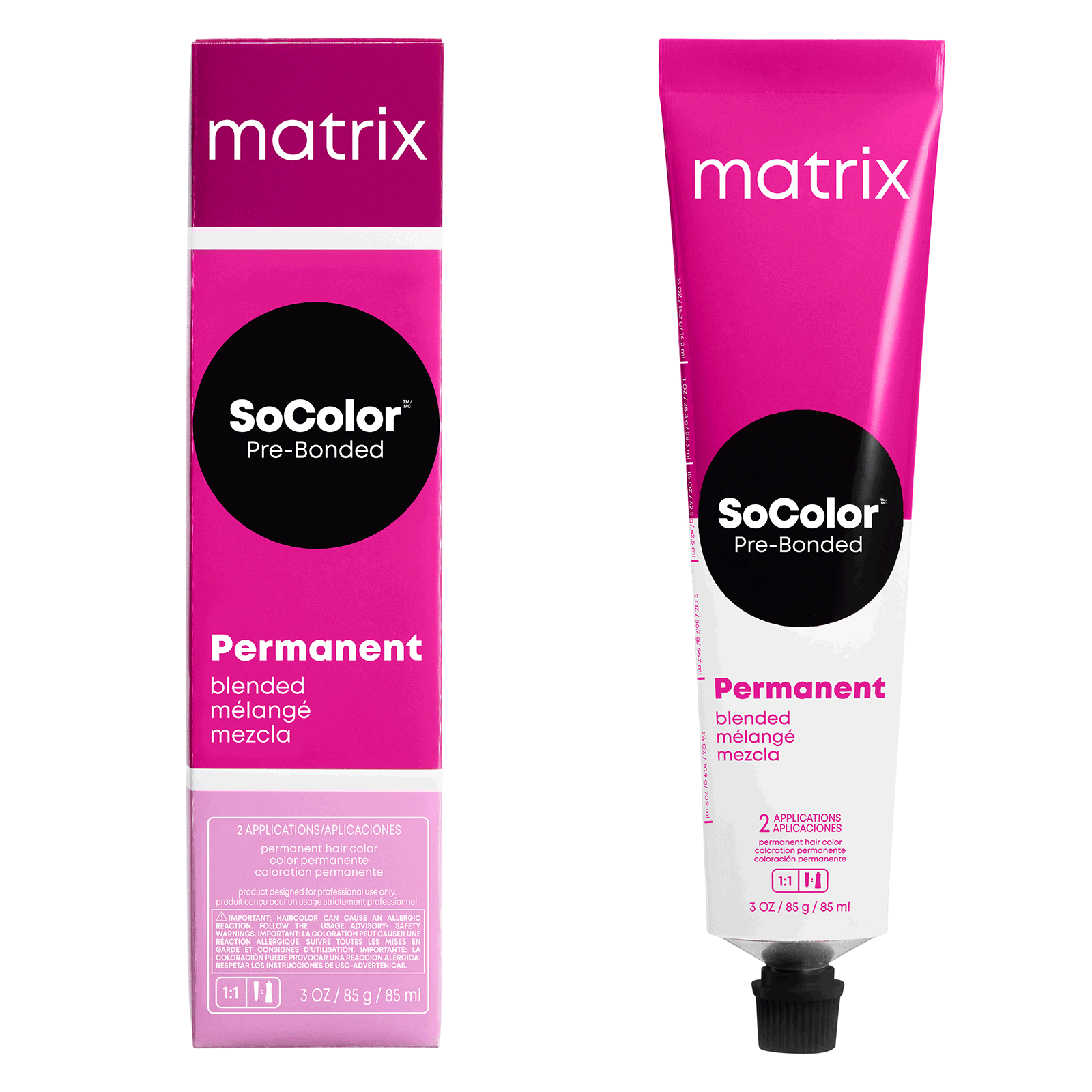 Matrix SoColor Pre-Bonded Permanent Hair Color 3oz