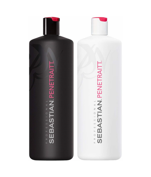 Sebastian Penetraitt Strength & Repair Shampoo & Conditioner Liter Duo