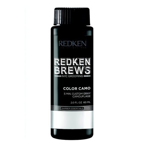 Redken BREWS Color Camo Men's Haircolor 5 Min Custom Gray Camouflage 2 Fl. oz / 60ml