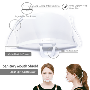 [10 PACK] Sanitary Mask Anti-Fog Transparent Spit Guard Mouth Shield 마우스쉴드 10매