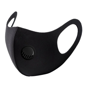 3D Mask with Breathing Valve 4-way Stretch Washable & Reusable