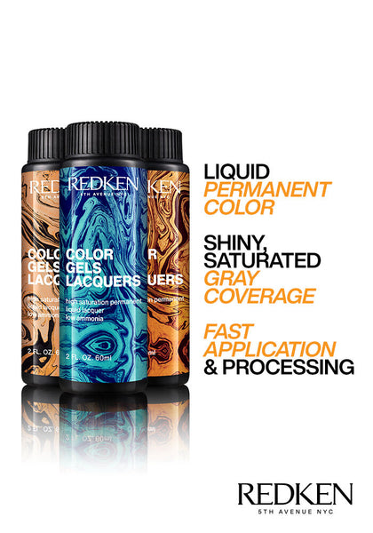 Redken Color Gels Lacquers Permanent Liquid Haircolor 2 Fl. oz / 60ml